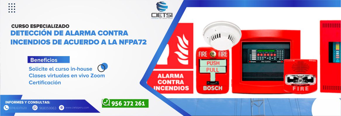 curso especializado en detecciOn de alarma contra incendios de acuerdo a la nfpa72  2020